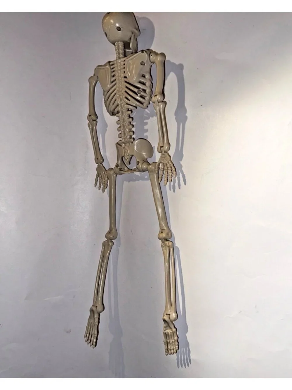 Lot of 2 Halloween Decor Hanging Skeleton & Ghosts Boo Mini LED String Lights